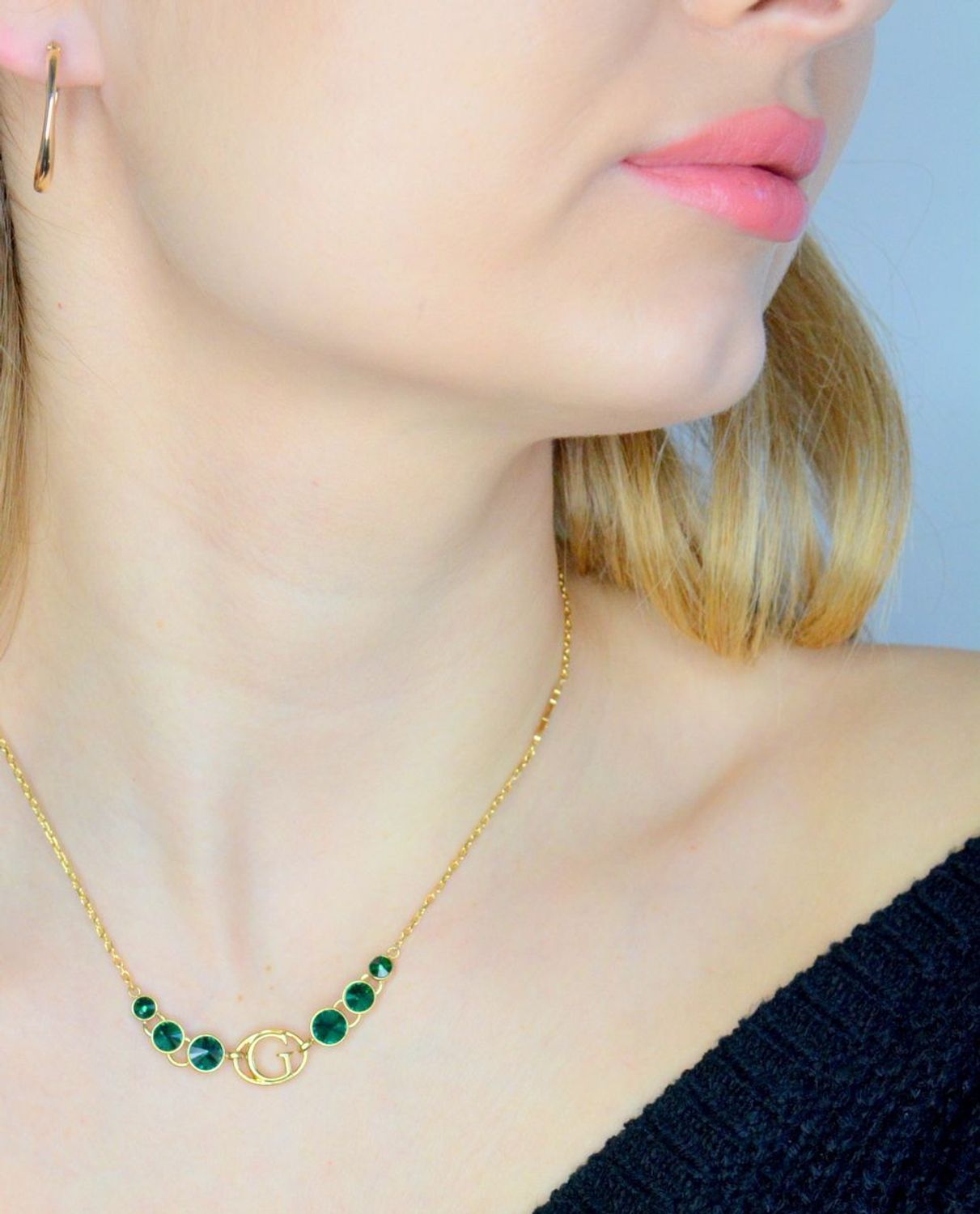 Złote kolczyki damskie 375 owalne gładkie KL 11227 375.jpg